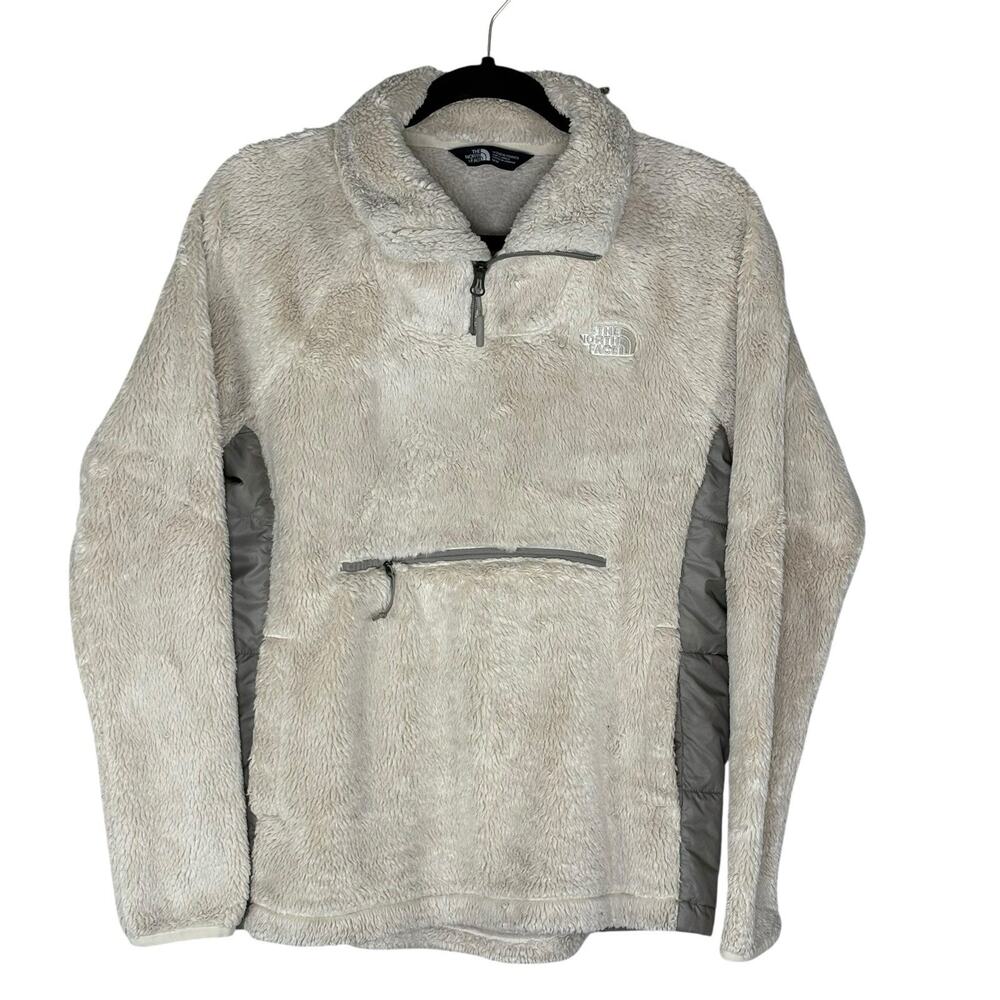The North Face Womens Osito Hybrid 1/4 Zip Pullover Gorpcore Beige Size M